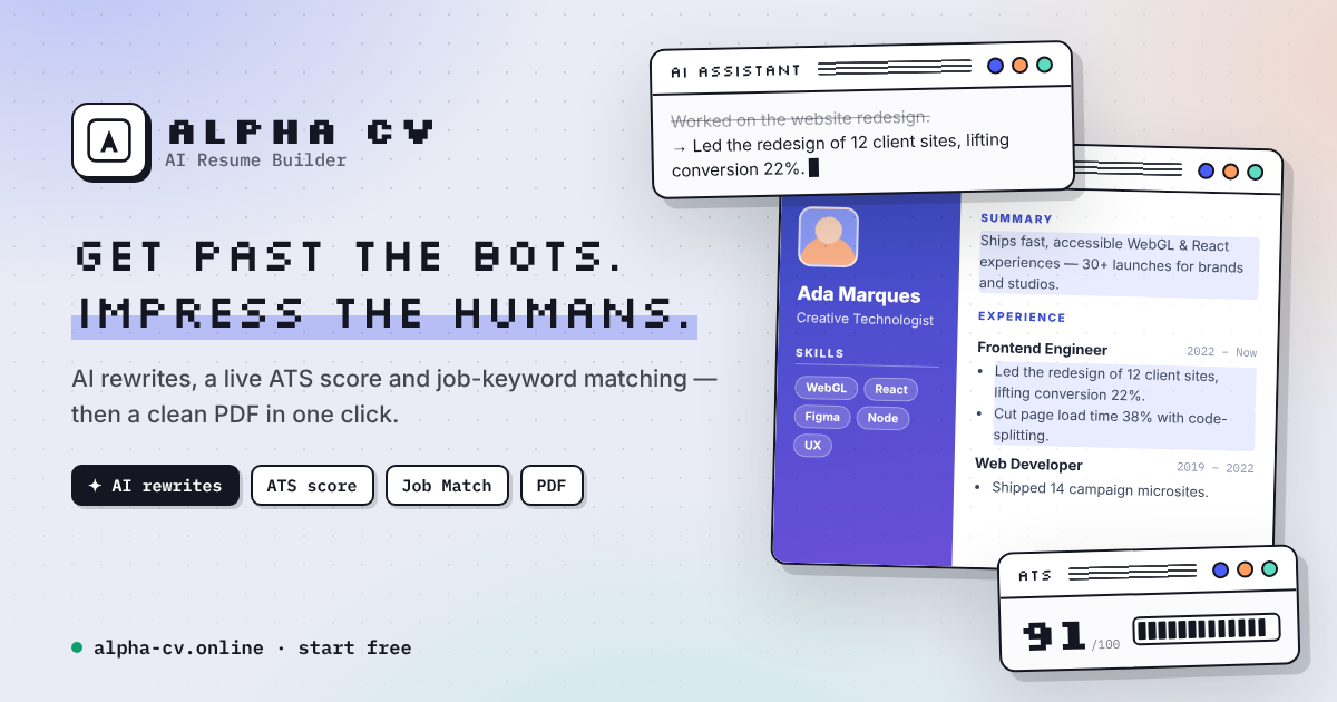 ALPHA CV — project preview image